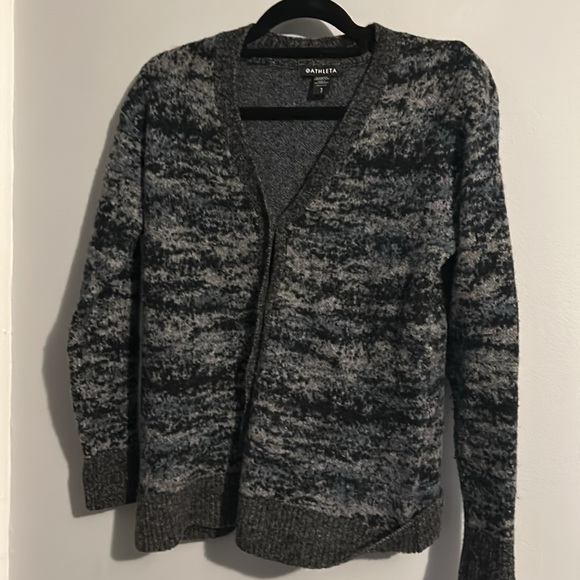 Athleta Button Cardigan S/P Gray - Picture 5 of 6